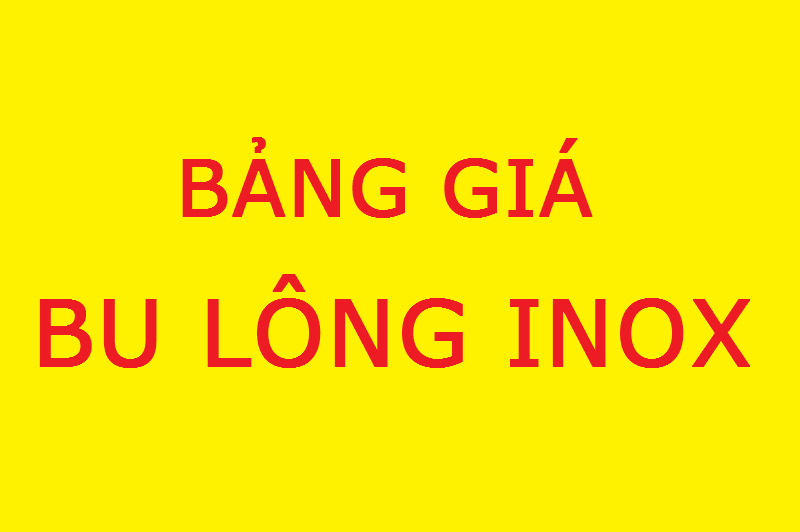 bảng giá bulong inox